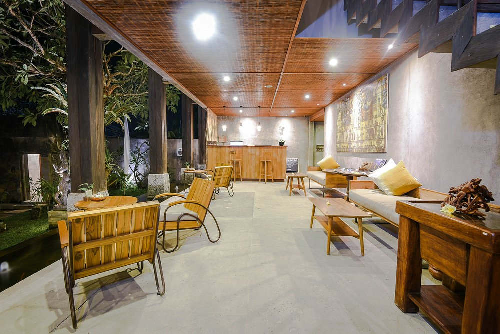 Private balcony with garden and pool views